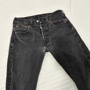 Levi's Charcoal Straight Jeans